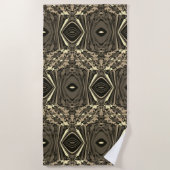 Abstracte kleurrijke draden met halve brick / Sepi Strandlaken (Voorkant)