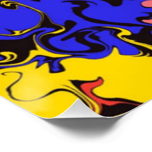 Abstracte kleurrijke draden / perfect poster