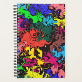Abstracte kleurrijke draden / planner (Voorkant)