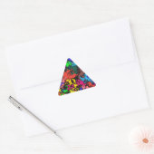 Abstracte kleurrijke draden / sticker (Envelop)
