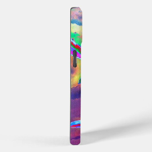 Abstracte kleurrijke elegante zonnebloem Case-Mate iPhone case (Achterkant / Rechts)