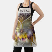 Abstracte kleurrijke Fantasy Flower Fractal Best M Schort (Insitu)