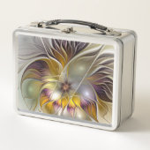 Abstracte kleurrijke Fantasy Flower Modern Fractal (Voorkant)