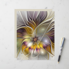 Abstracte kleurrijke Fantasy Flower Modern Fractal