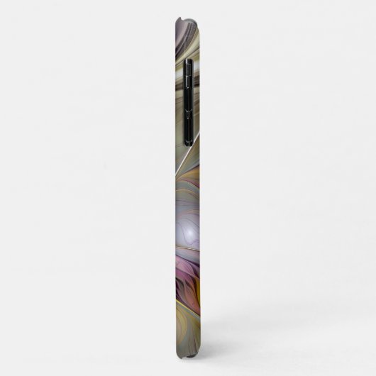 Abstracte kleurrijke Fantasy Flower Modern Fractal Case-Mate iPhone Case (Achterkant/links)