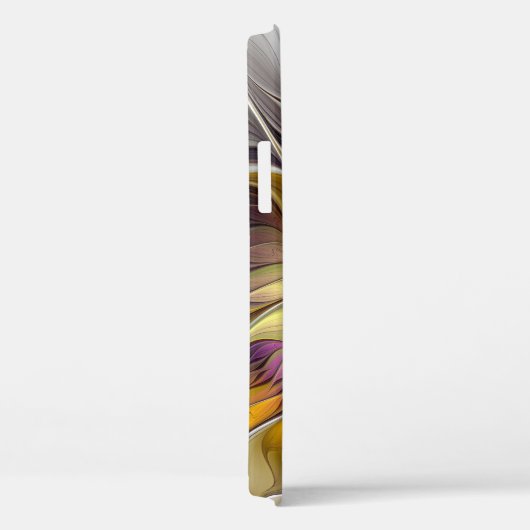 Abstracte kleurrijke Fantasy Flower Modern Fractal Case-Mate iPhone Case (Achterkant / Rechts)