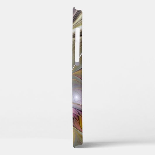 Abstracte kleurrijke Fantasy Flower Modern Fractal Case-Mate iPhone Case (Achterkant / Links)