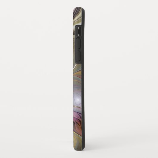 Abstracte kleurrijke Fantasy Flower Modern Fractal Case-Mate iPhone Case (Achterkant/links)