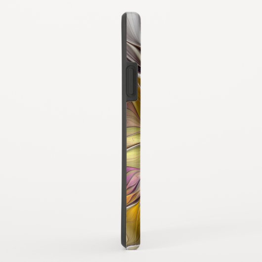 Abstracte kleurrijke Fantasy Flower Modern Fractal Case-Mate iPhone Case (Achterkant/rechts)