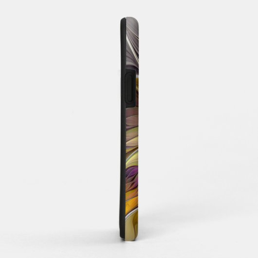 Abstracte kleurrijke Fantasy Flower Modern Fractal Case-Mate iPhone Case (Achterkant/rechts)