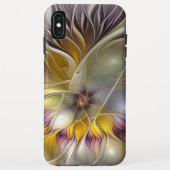 Abstracte kleurrijke Fantasy Flower Modern Fractal Case-Mate iPhone Case (Achterkant)