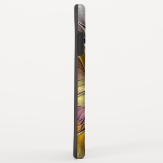 Abstracte kleurrijke Fantasy Flower Modern Fractal Case-Mate iPhone Case (Achterkant/rechts)