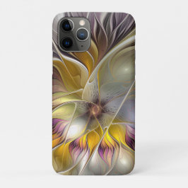 Abstracte kleurrijke Fantasy Flower Modern Fractal Case-Mate iPhone Case