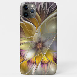 Abstracte kleurrijke Fantasy Flower Modern Fractal Case-Mate iPhone Case