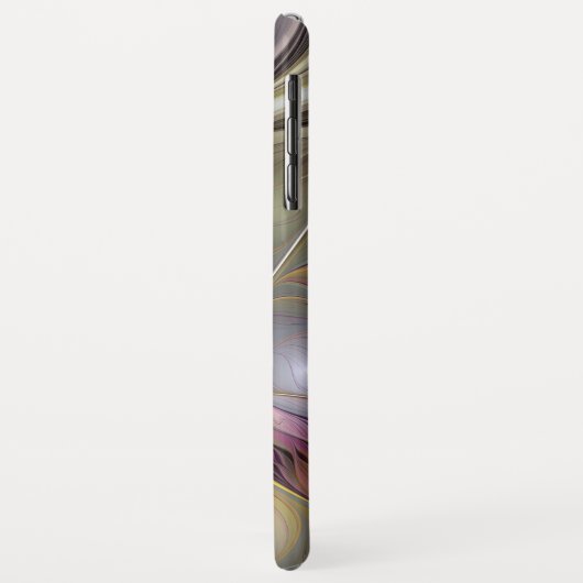 Abstracte kleurrijke Fantasy Flower Modern Fractal Case-Mate iPhone Case (Achterkant/links)