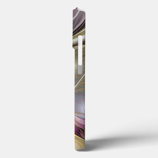 Abstracte kleurrijke Fantasy Flower Modern Fractal Case-Mate iPhone Case (Achterkant / Links)