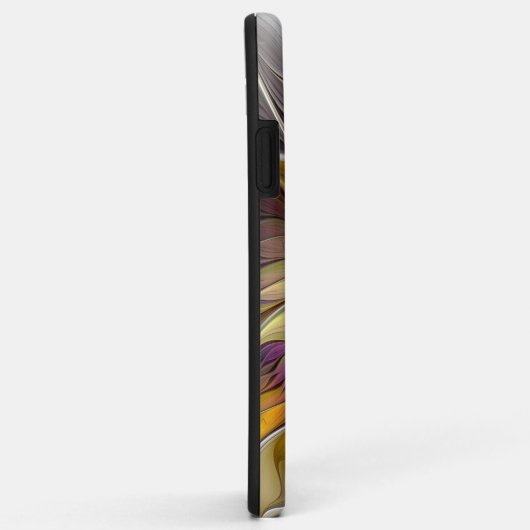 Abstracte kleurrijke Fantasy Flower Modern Fractal Case-Mate iPhone Case (Achterkant/rechts)