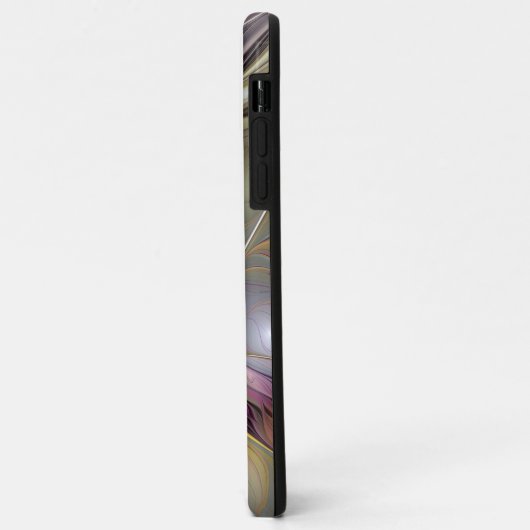 Abstracte kleurrijke Fantasy Flower Modern Fractal Case-Mate iPhone Case (Achterkant/links)