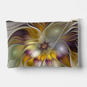 Abstracte kleurrijke Fantasy Flower Modern Fractal Etui (Achterkant)