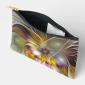 Abstracte kleurrijke Fantasy Flower Modern Fractal Etui (Open)