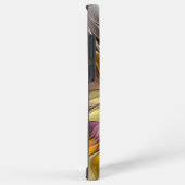 Abstracte kleurrijke Fantasy Flower Modern Fractal Samsung Galaxy Hoesje (Rechterkant)