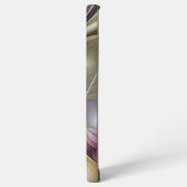 Abstracte kleurrijke Fantasy Flower Modern Fractal Samsung Galaxy Hoesje (Linkerkant)