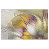 Abstracte kleurrijke Fantasy Flower Modern Fractal Stof (Fat Quarter)