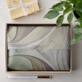 Abstracte kleurrijke Fantasy Flower Modern Fractal Tissuepapier (Geschenk)