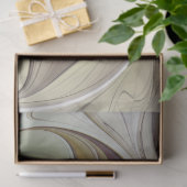 Abstracte kleurrijke Fantasy Flower Modern Fractal Tissuepapier (Geschenk)