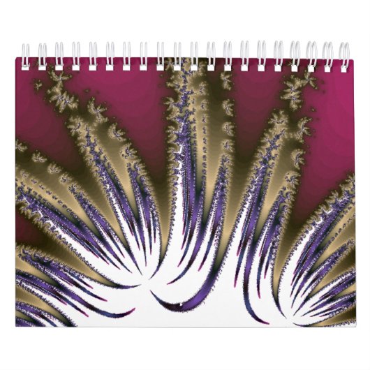 Abstracte kleurrijke fractale ArtCollection Kalender (Hoes)