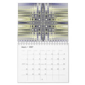 Abstracte kleurrijke fractale ArtCollection Kalender (Mar 2027)
