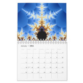 Abstracte kleurrijke fractale ArtCollection Kalender (Jan 2026)
