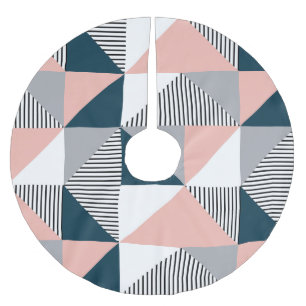 Abstracte kleurrijke geometrie kerstboom rok