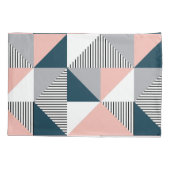 Abstracte kleurrijke geometrie kussensloop (Achterkant)