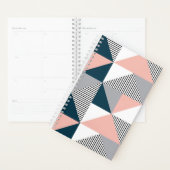 Abstracte kleurrijke geometrie planner (Display)