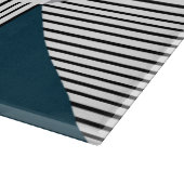 Abstracte kleurrijke geometrie snijplank (Hoek)