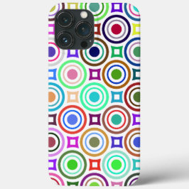 Abstracte kleurrijke geometrische cirkels Case-Mate iPhone case