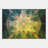 Abstracte Kleurrijke Geometrische Decoupage Inpakpapier Vel (Voorkant)