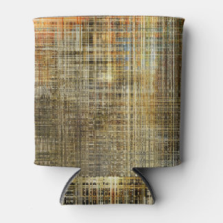 Abstracte kleurrijke geometrische intersectie acht blikjeskoeler