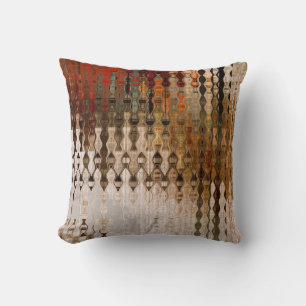 abstracte, kleurrijke geometrische snijhoek kussen