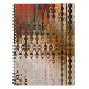 abstracte, kleurrijke geometrische snijhoek notitieboek