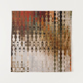 abstracte, kleurrijke geometrische snijhoek wandkleed (Voorkant)