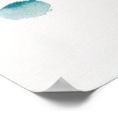 Abstracte kleurrijke geometrische vormen poster (Hoek)