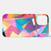 Abstracte kleurrijke geometrische Waterverf achter Case-Mate iPhone Case (Achterkant (horizontaal))
