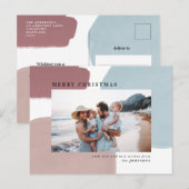 Abstracte kleurrijke geschilderde vakantie foto br briefkaart (Voorkant / Achterkant)