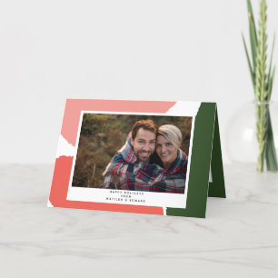 Abstracte kleurrijke geschilderde vakantiefoto feestdagen kaart