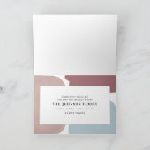 Abstracte kleurrijke geschilderde vakantiefoto kaart (Binnen)