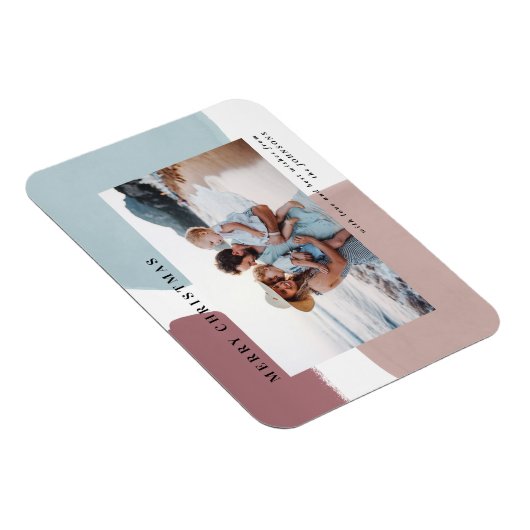 Abstracte kleurrijke geschilderde vakantiefoto magneet (Rechterzijde)