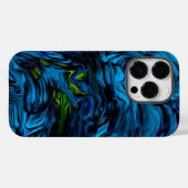 Abstracte kleurrijke glitch iPhone / iPad hoesje (Achterkant (horizontaal))