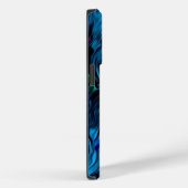 Abstracte kleurrijke glitch iPhone / iPad hoesje (Achterkant / Rechts)